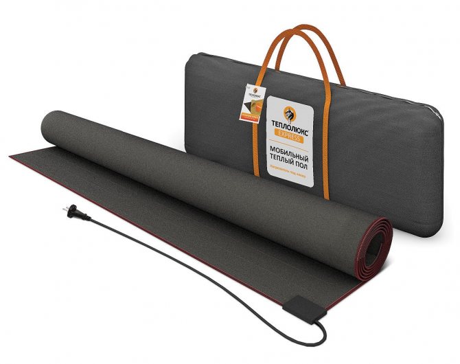 Est-il possible de poser un tapis sur un sol chaud et du carrelage ?