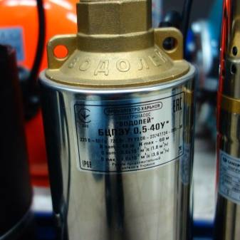 Pompe de forage "Aquarius" - caractéristiques, structure interne, connexion et réparations mineures