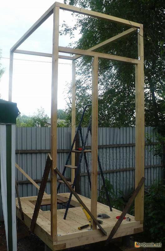 Douche d'été - comment construire une résidence d'été de vos propres mains? idées, dessins et meilleurs projets (85 photos)