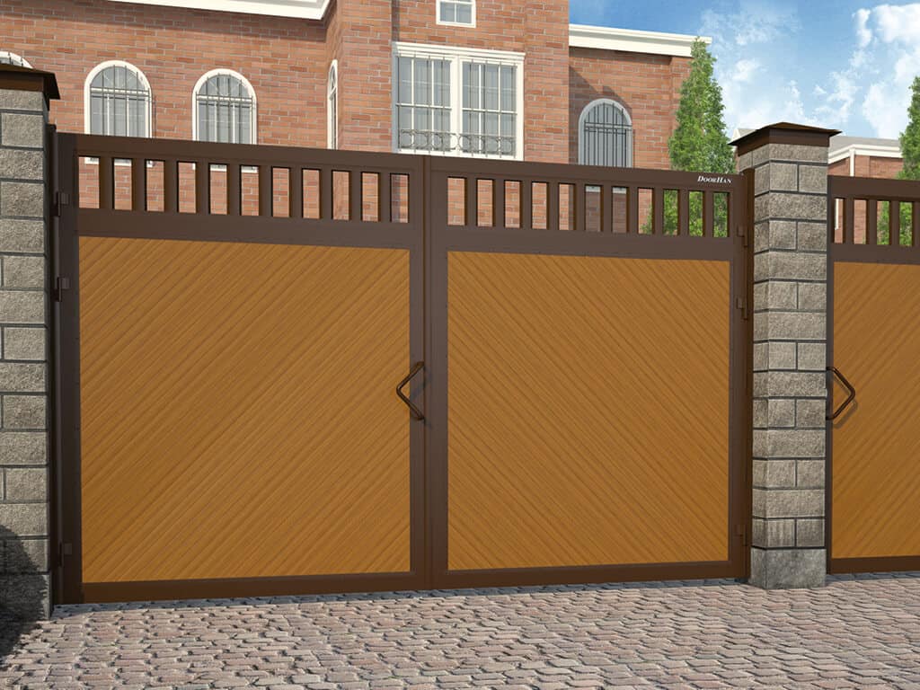 Portail et portail pour une maison privée - photos des meilleures options