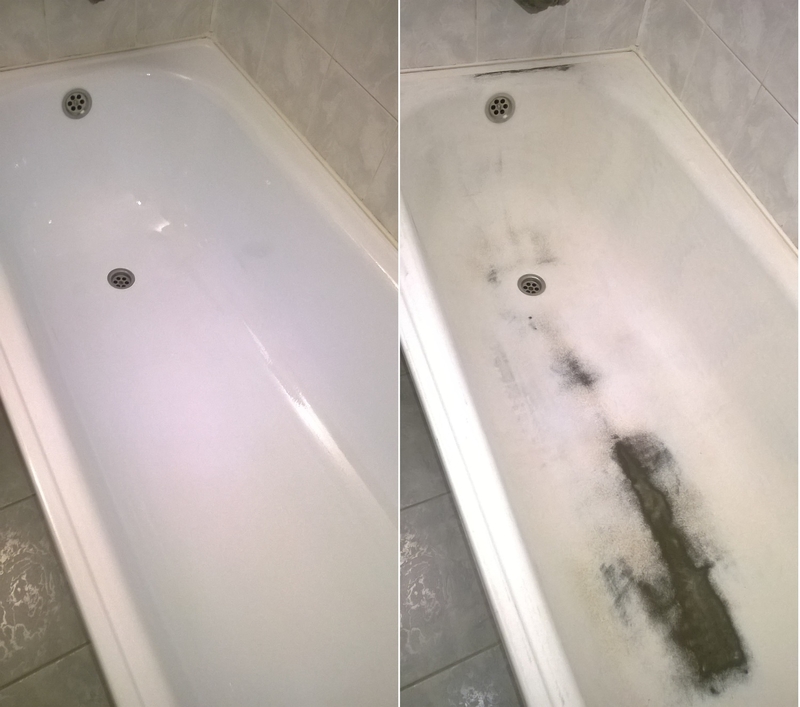 Restauration d'une baignoire en fonte de vos propres mains : émaillage à l'acrylique liquide (+ vidéo)