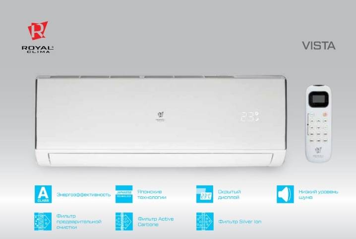 Note des systèmes split Royal Clima : spécifications, avis + conseils pour les clients