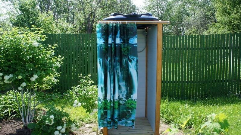 Réservoir pour une douche d'été : conseils pour choisir un modèle fini + comment construire un produit fait maison