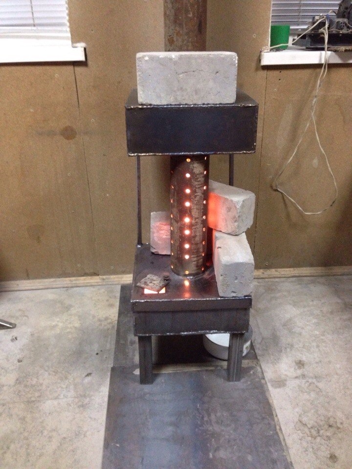 Poêle de garage à faire soi-même - instructions!