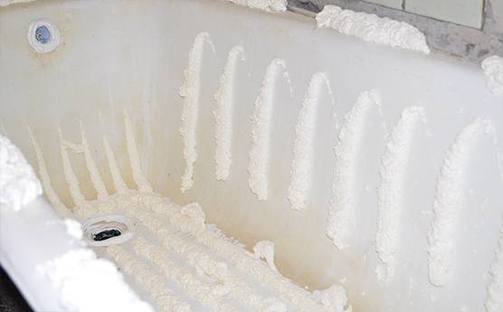 Comment restaurer un fragment d'un bain émaillé