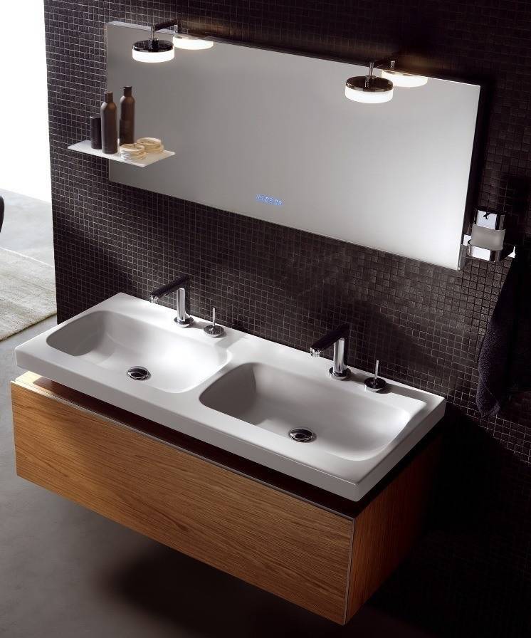 La hauteur du lavabo dans la salle de bain : selon la norme, le choix du niveau, les types de lavabos, leurs dimensions