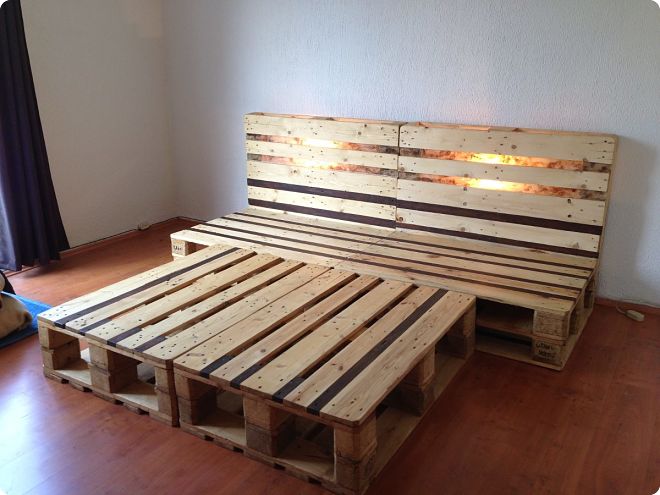 Étapes pas à pas pour fabriquer des canapés à partir de palettes de vos propres mains, photos de produits finis