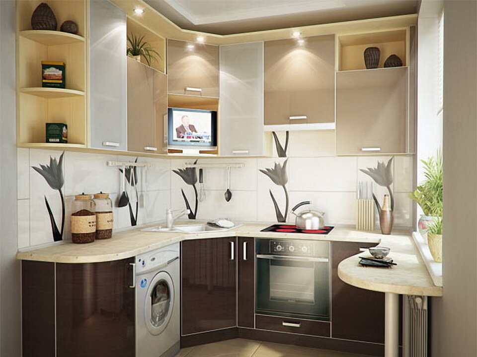Options de meubles pour une petite cuisine et leurs caractéristiques