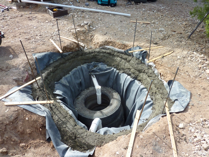 Comment faire un cloaque avec des pneus de vos propres mains