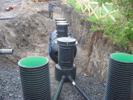 Fosse septique rapide