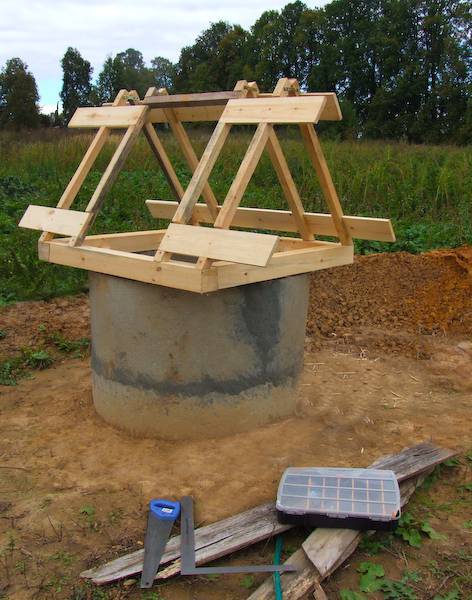 Réparation de puits à faire soi-même : nous réparons les puits en bois et en béton