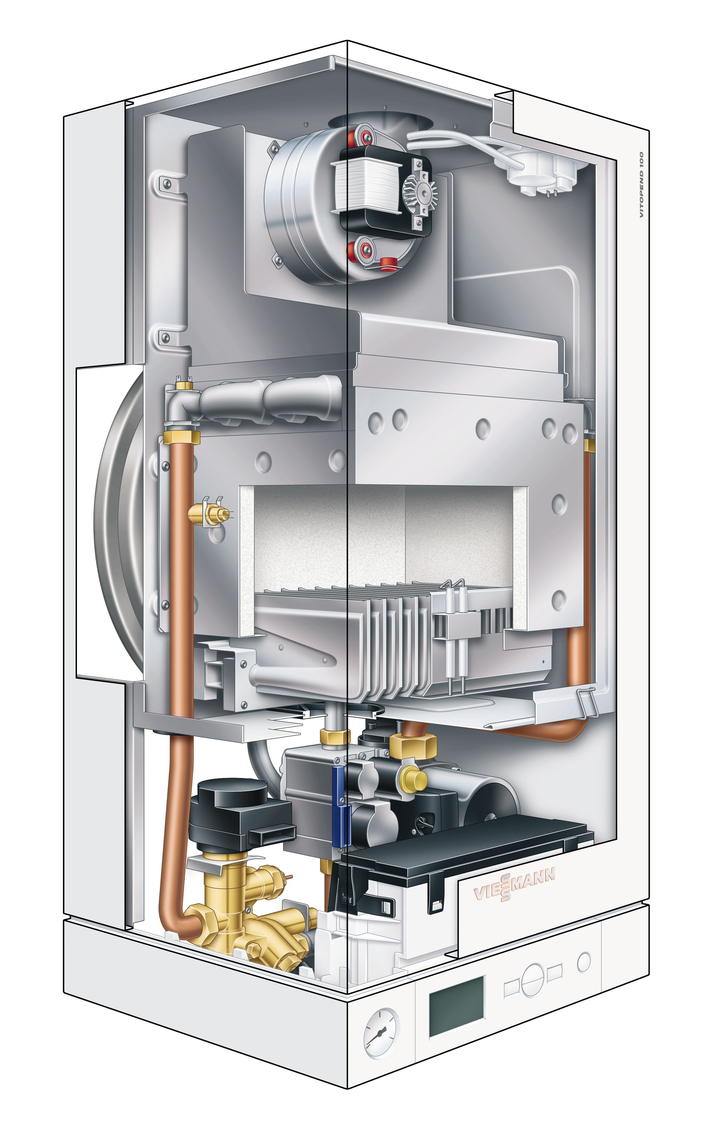 Série murale de chaudières à gaz viessmann vitopend 100-w principaux dysfonctionnements, avis du propriétaire et instructions pour la configuration de l'appareil
