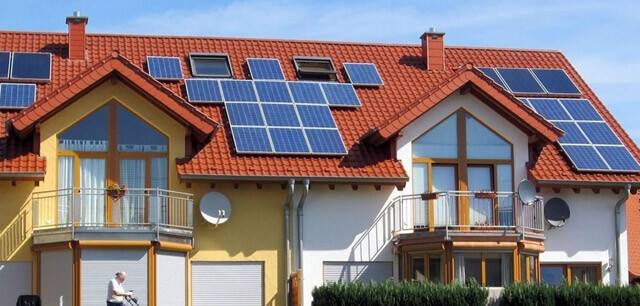 Méthodes de chauffage solaire d'une maison privée