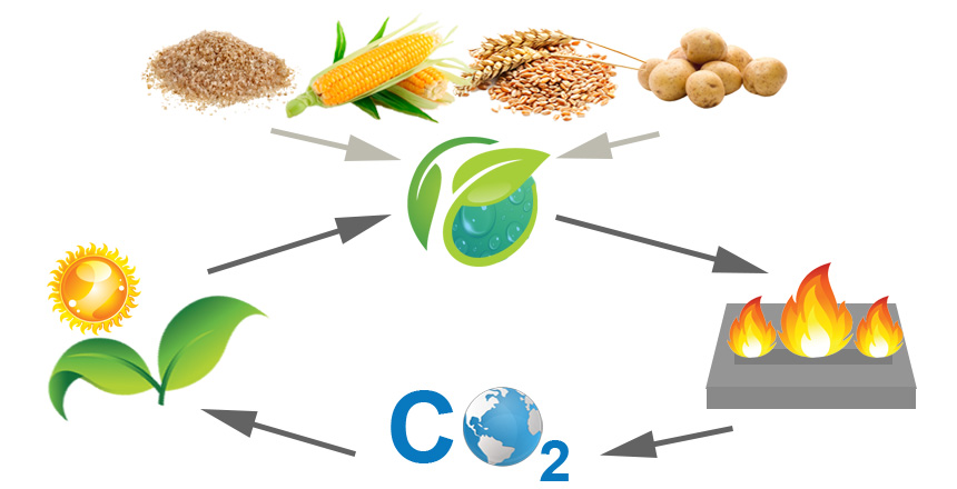 Nous produisons nous-mêmes du biocarburant pour la cheminée
