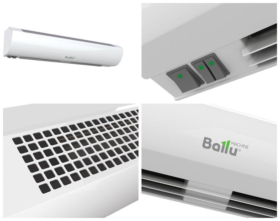 Rideaux d'air Ballu : aperçu de la gamme de produits