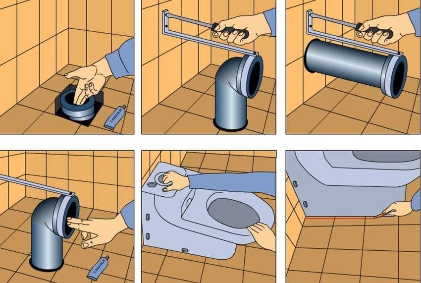 Installation d'une cuvette de toilettes (99 photos): comment l'installer soi-même, comment installer correctement un modèle suspendu