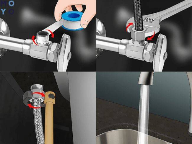 Connexion à soufflet pour un mélangeur: avantages et inconvénients, installation et sélection du type