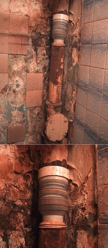 Installation à faire soi-même de tuyaux d'égout en fonte