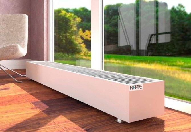 Caractéristiques des convecteurs construits sous le rebord de la fenêtre