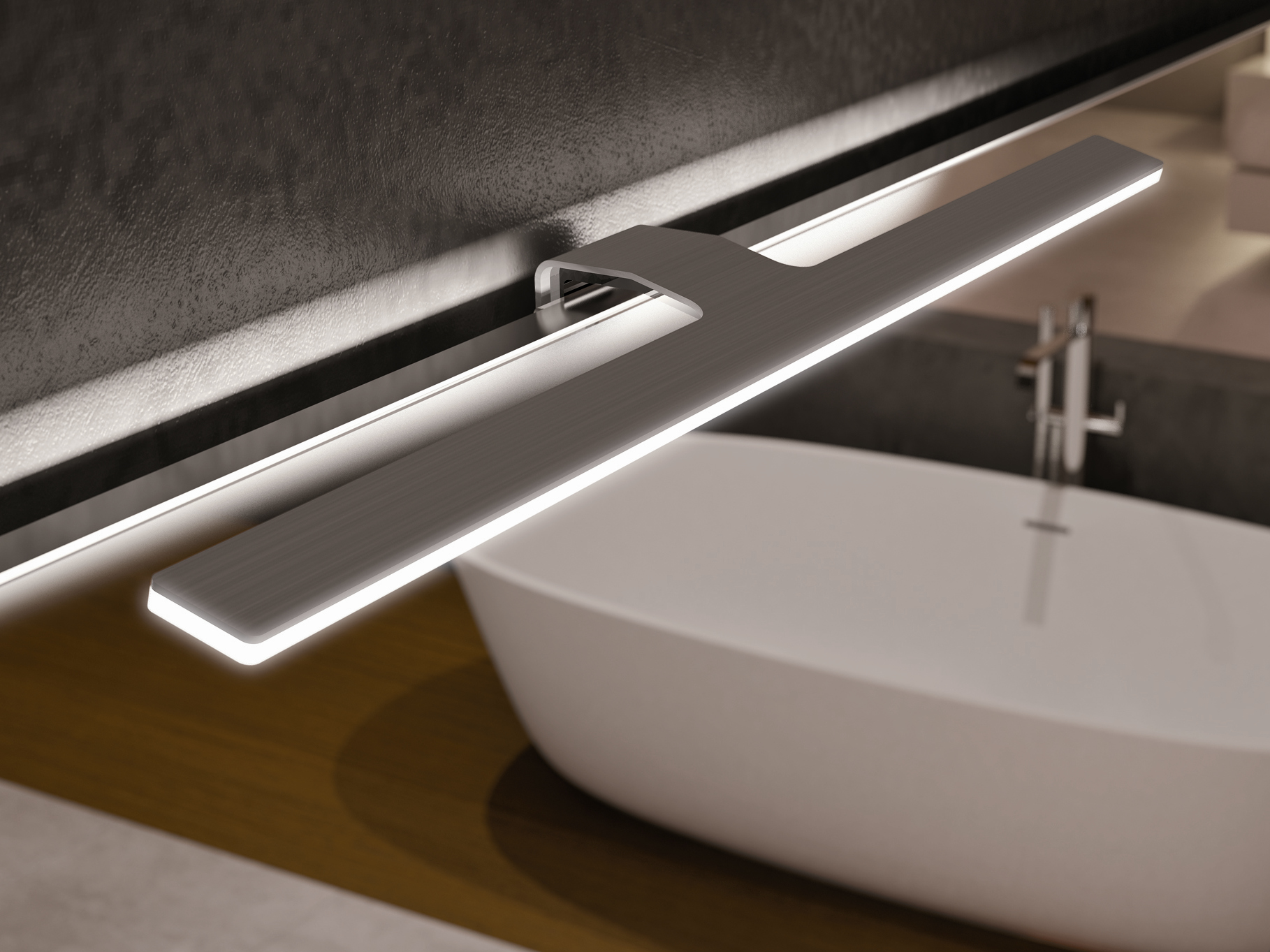 Projecteurs dans la salle de bain - types, sélection et installation!