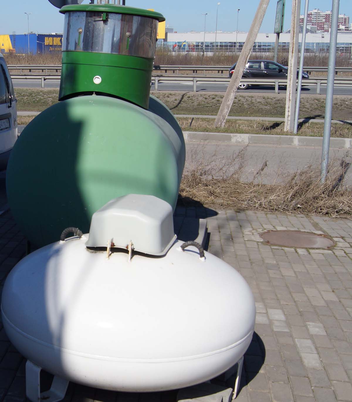 Réservoir de gaz mobile