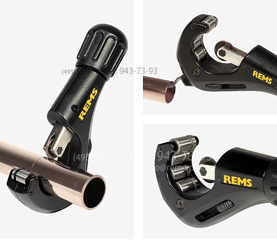 Coupe-tubes manuel et électrique pour : tubes en acier, ondulés, en cuivre