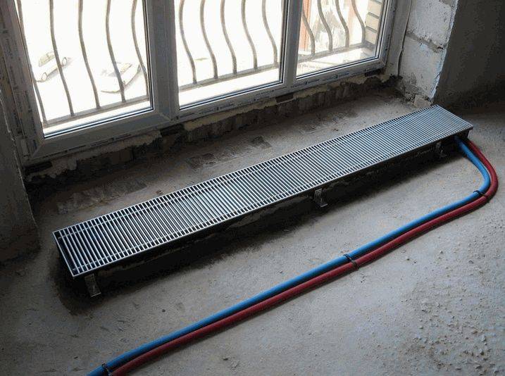 Convecteurs de chauffage au sol