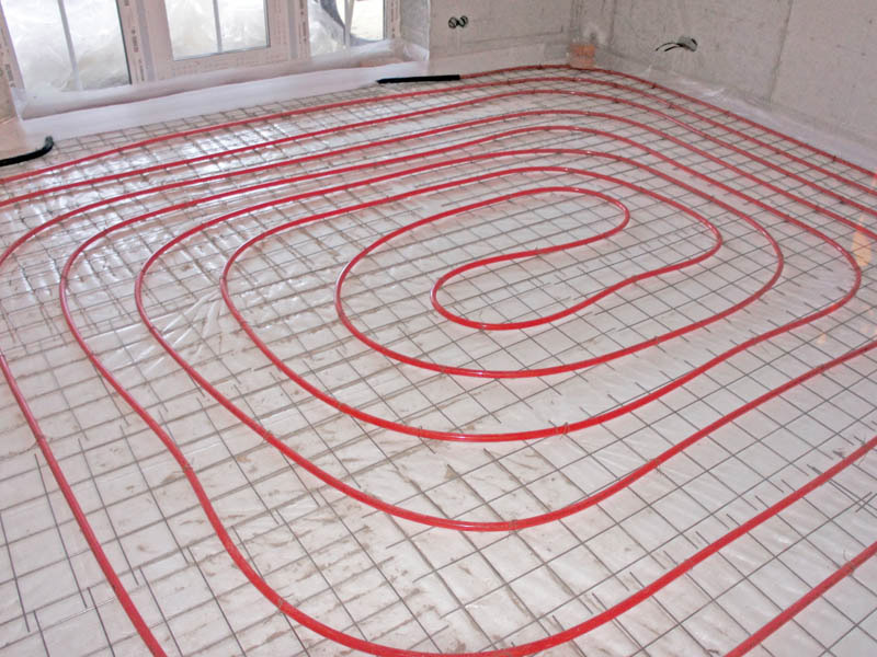 Schéma de pose d'un plancher chauffant à l'eau - informations détaillées!