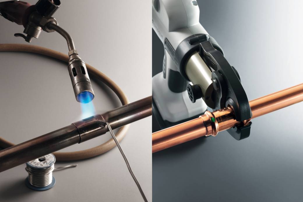 Raccordement de tuyaux en cuivre: instructions et comparaison de différentes technologies d'installation