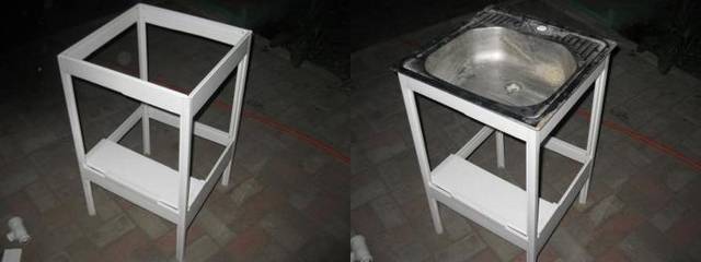 Lavabo de campagne - choix ou bricolage