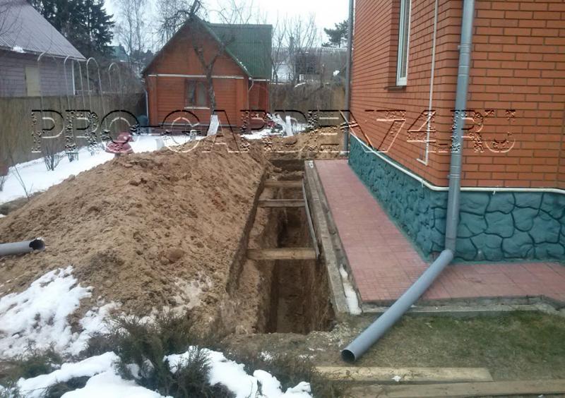 Drainage autour de la maison : nécessité d'un système de drainage sur les sols argileux et aménagement à faire soi-même, drainage de la maison, comment bien le faire