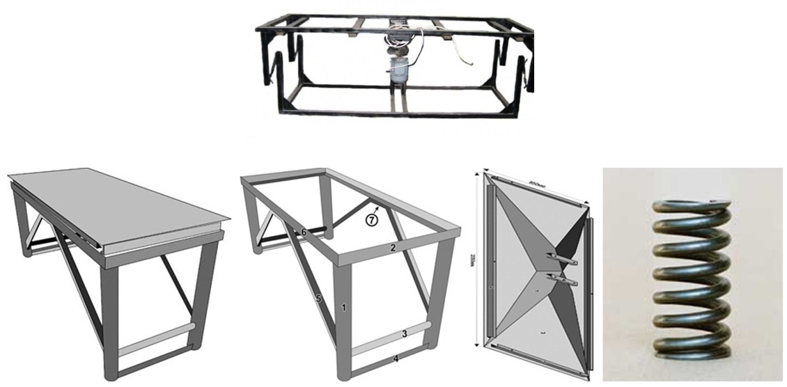 Table vibrante : caractéristiques, fabrication, schémas, dessins, notice