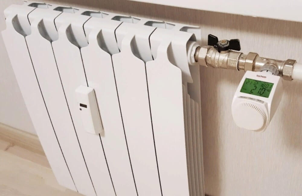 Compteurs de chauffage dans un immeuble