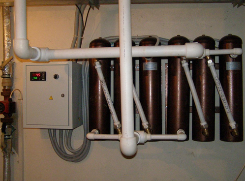 Vue d'ensemble de la chaudière électrique "Scorpion"