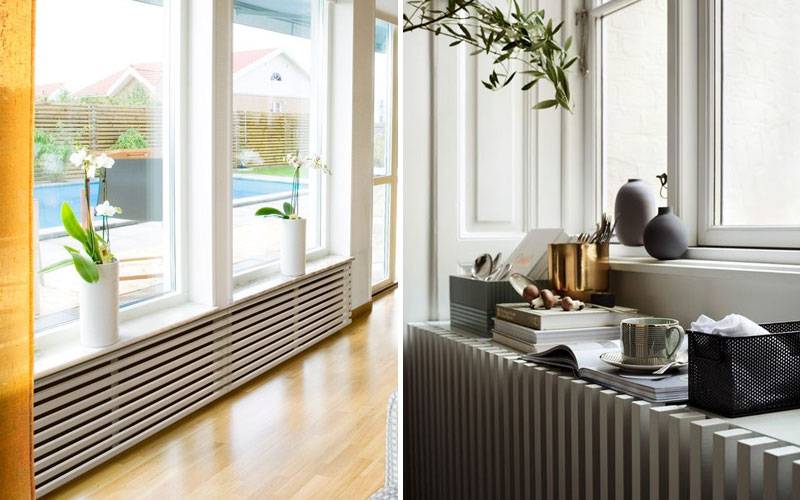 75 photos d'idées pour décorer une batterie de chauffage de vos propres mains