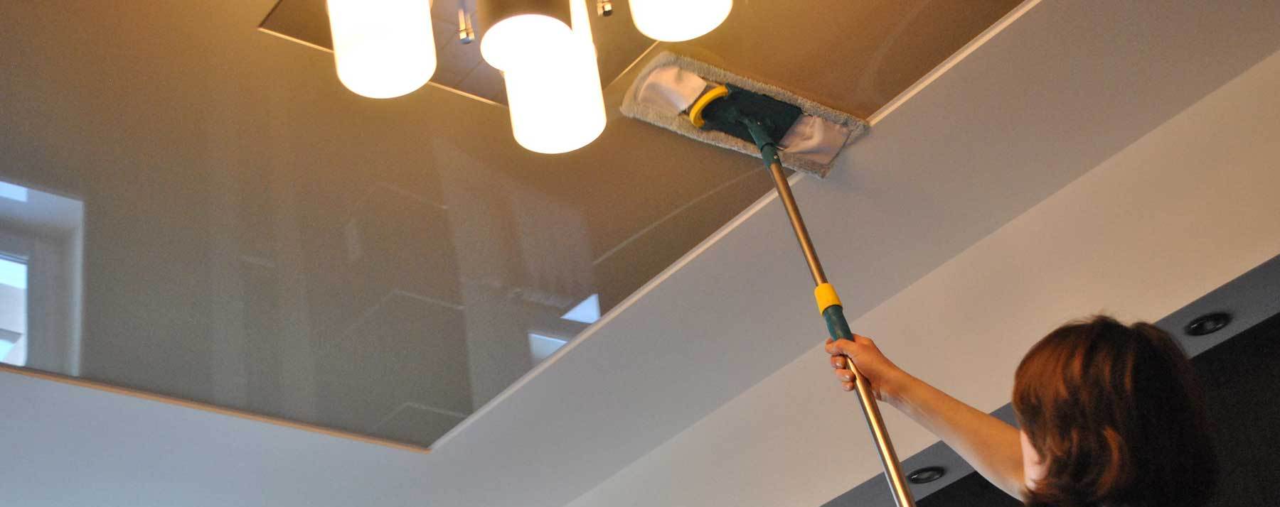 Comment laver, nettoyer et entretenir les plafonds tendus mats