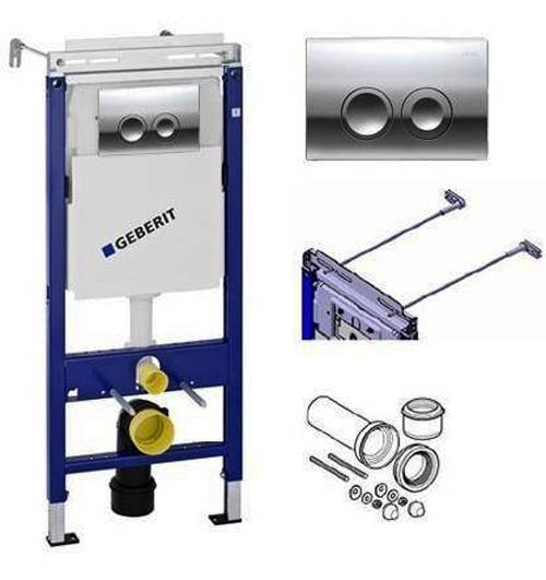 Dimensions de l'installation pour les toilettes et distances standard entre les structures d'enceinte et les trous de montage