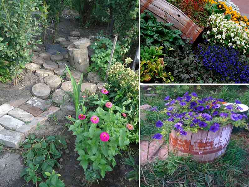 Artisanat de jardin bricolage à partir de moyens improvisés - ateliers intéressants, idées de photos, conseils
