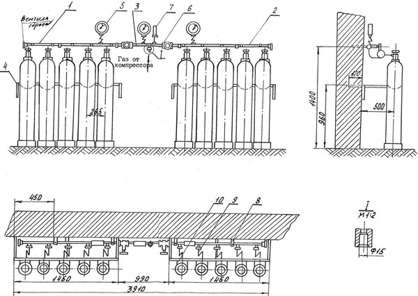 Dispositif de soupape de bouteille de gaz et son remplacement sur la bouteille