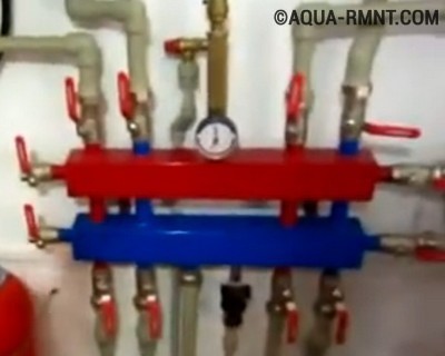 Peigne de distribution du système de chauffage: objectif, principe de fonctionnement, règles de connexion