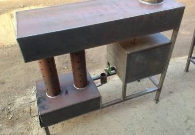 Chaudière à mazout avec circuit d'eau. Dessins et instructions de bricolage