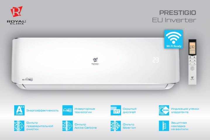 Note des systèmes split Royal Clima : spécifications, avis + conseils pour les clients