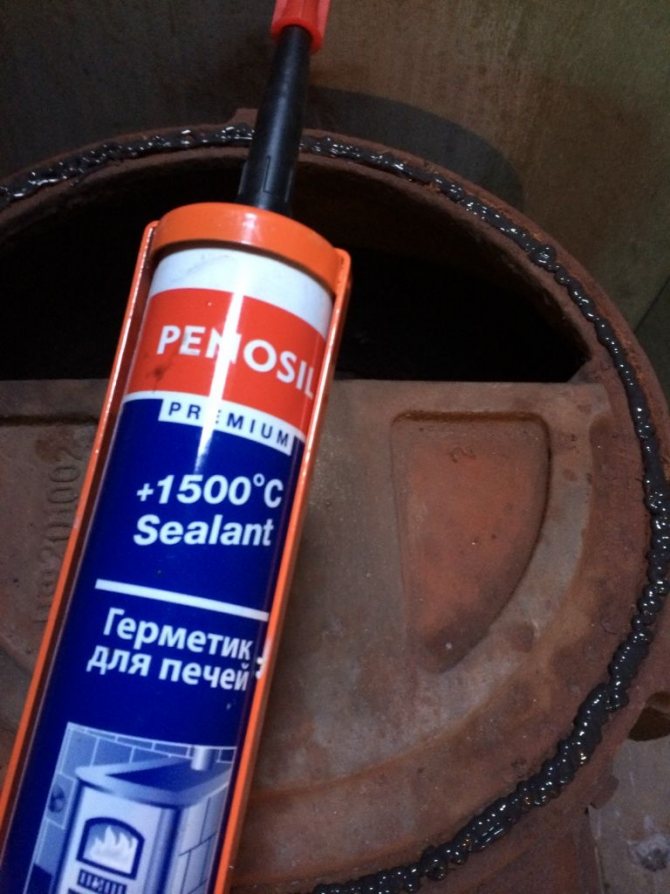 Mastic pour poêles et cheminées: option résistant à la chaleur et résistant à la chaleur