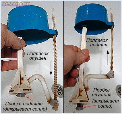 Comment régler la chasse d'eau: régler la chasse d'eau, le niveau d'eau du réservoir de vos propres mains, instruction vidéo, photo