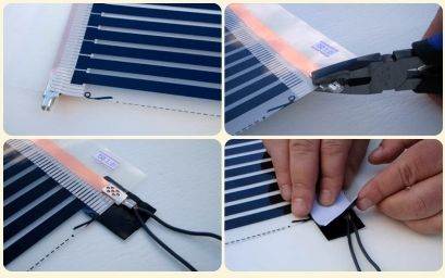 Comment faire un chauffage au sol en film sous linoléum: instructions pour la pose d'un système de chauffage infrarouge