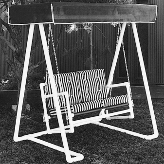 Comment faire une balançoire en métal à faire soi-même : les meilleures idées + instructions de montage