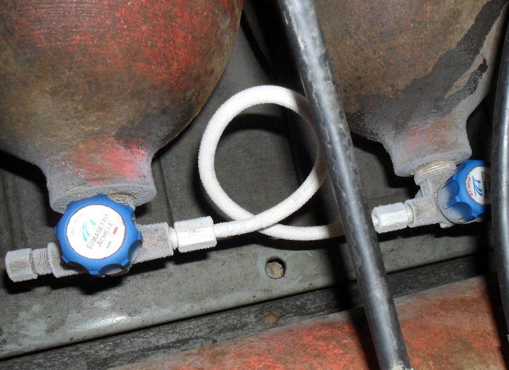 Pourquoi la bouteille de gaz est-elle couverte de givre