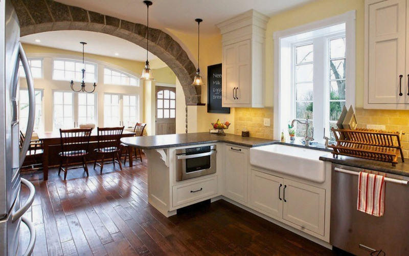 5 façons de remplir de manière rentable un coin dans une petite cuisine