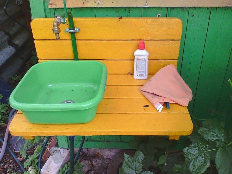 Lavabo à faire soi-même pour offrir : aperçu des meilleurs designs et exemples de produits faits maison