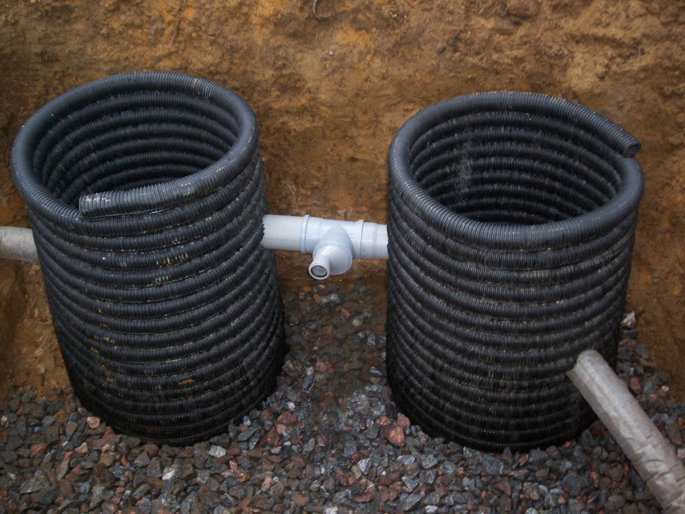 Puits de drainage à faire soi-même - un appareil, comment le fabriquer soi-même et apporter des tuyaux